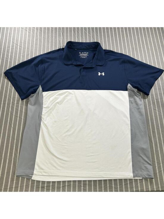 Under Armour Other - Under Armour Performance Polo Men Size 2XL Blue White